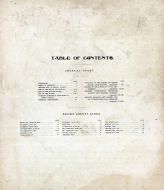 Table of Contents, Brown County 190x